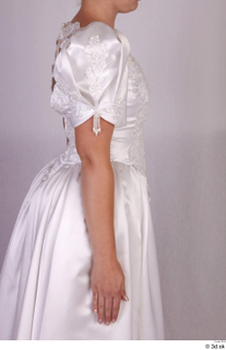  Photo Woman in historical Wedding dress 2 20th century historical clothing upper body wedding dress white dress 0010.jpg